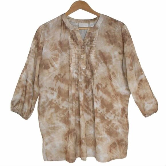 Chico's Watercolor Boho Tunic Blouse M - Picture 2 of 8